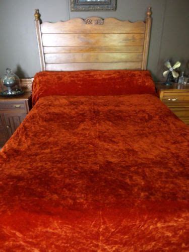 velvet bedspread queen|vintage crushed velvet bedspread.